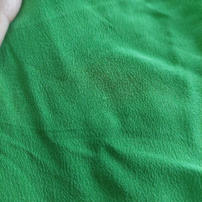 Mango Parrot Green Sleeveless Waist Tie up Dress | Pre Loved |