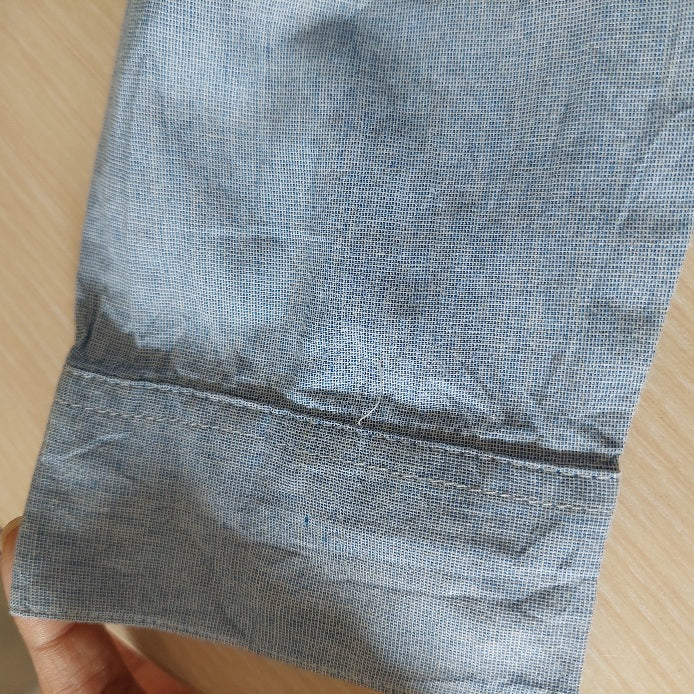 Next Blue Collared 100% Cotton Shirt | Gently Used |