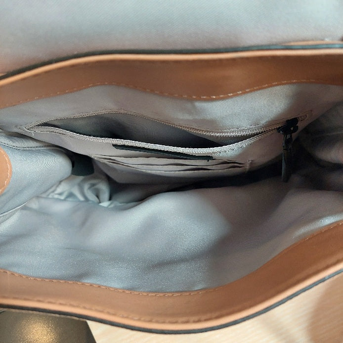 Rebecca Minkoff Tan Leather & Suede Embellished Convertible Backpack Purse | Pre Loved |