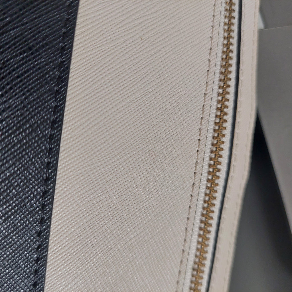 Kate Spade Cream & Black Leather Stacy Laurel Way Wallet | Pre Loved |