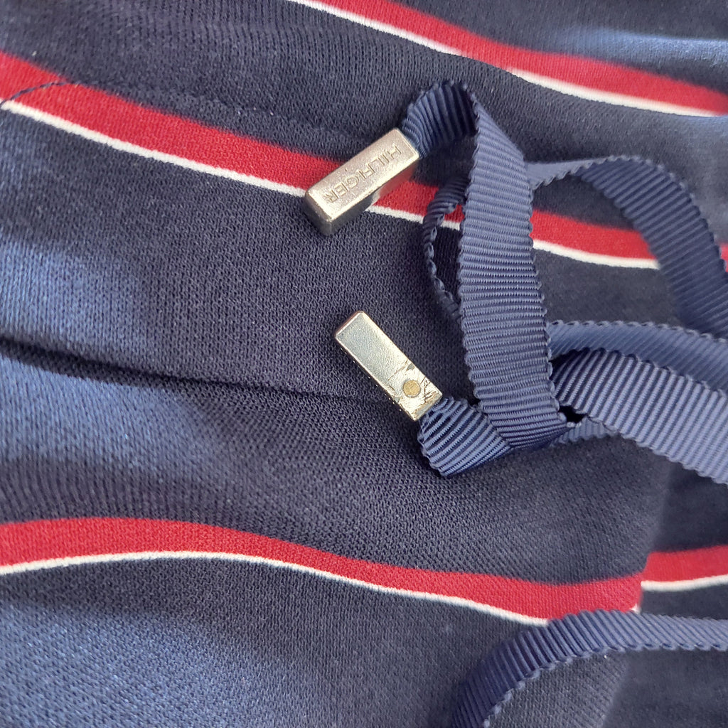 Tommy Hilfiger Navy & Red Striped Pants | Pre Loved |