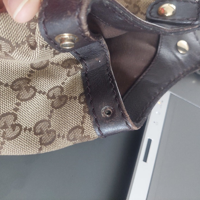 Gucci Beige/Brown GG Canvas Medium Sukey Tote Bag | Pre Loved |