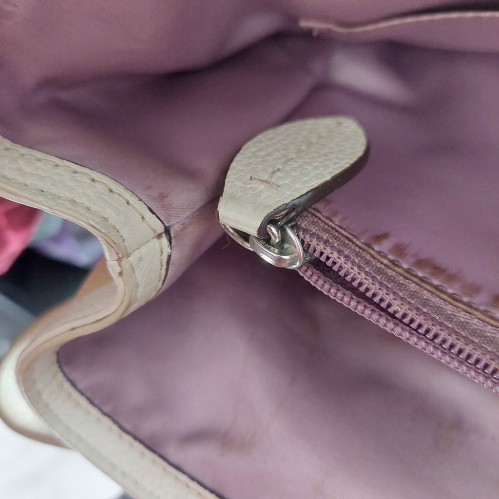 Coach Beige & Ivory Pebbled Leather Penelope Shoulder Bag | Pre Loved |