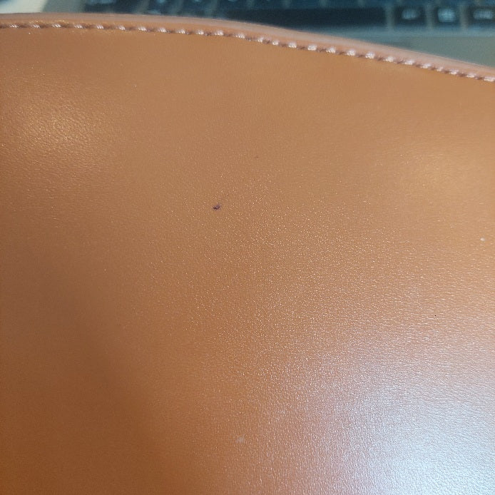 ZARA Tan Leatherette Saddle Crossbody Bag | Pre Loved |