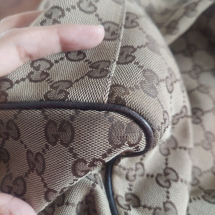 Gucci Beige/Brown GG Canvas Medium Sukey Tote Bag | Pre Loved |