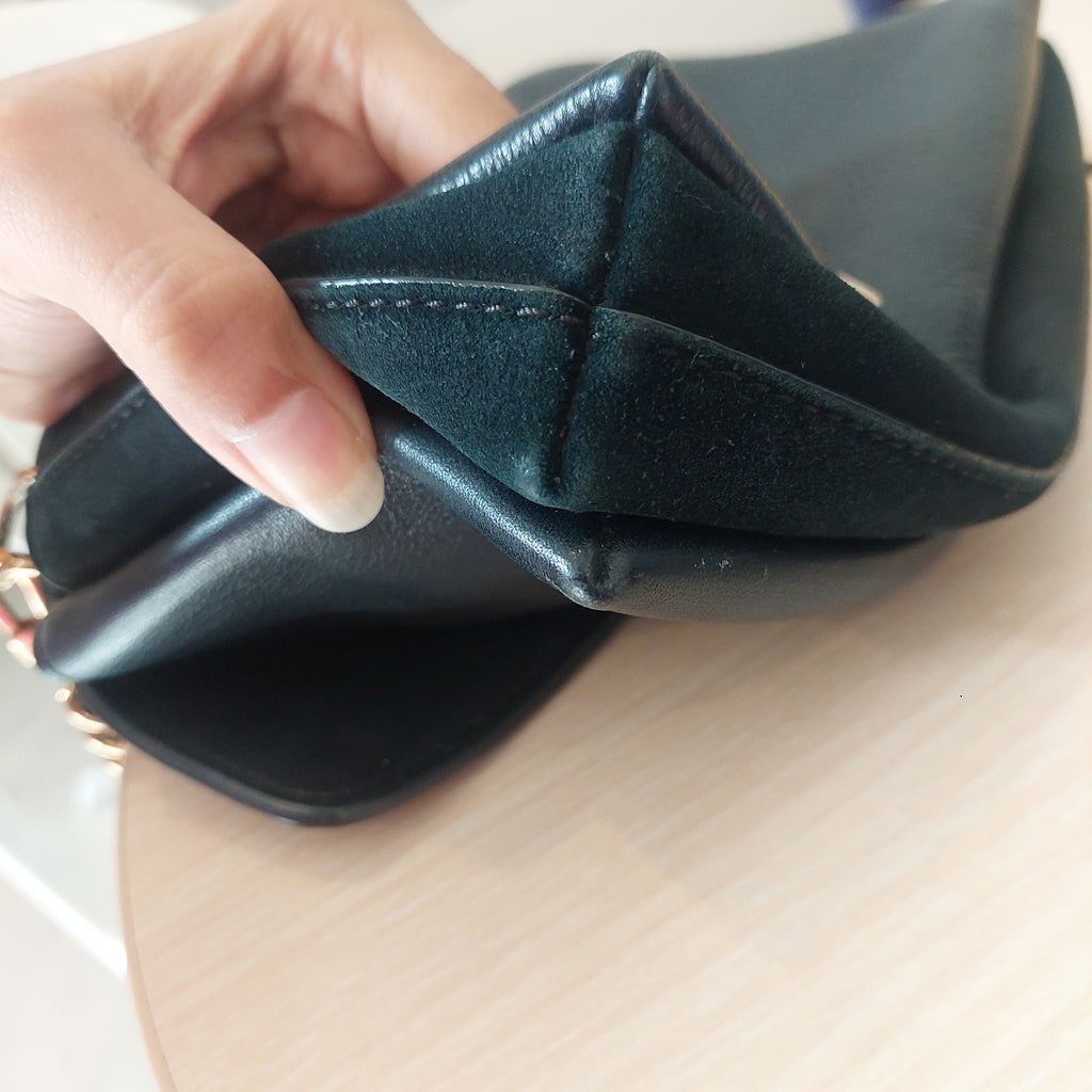 Tory Burch Black Kira Mixed Material Mini Bag | Pre Loved |