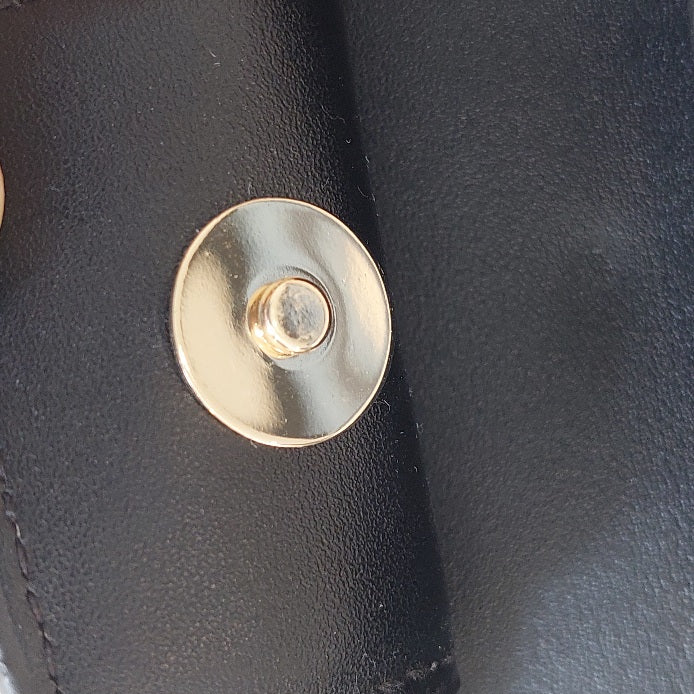 Mango Black Faux Leather Adjustable Shoulder Bag | Brand New |