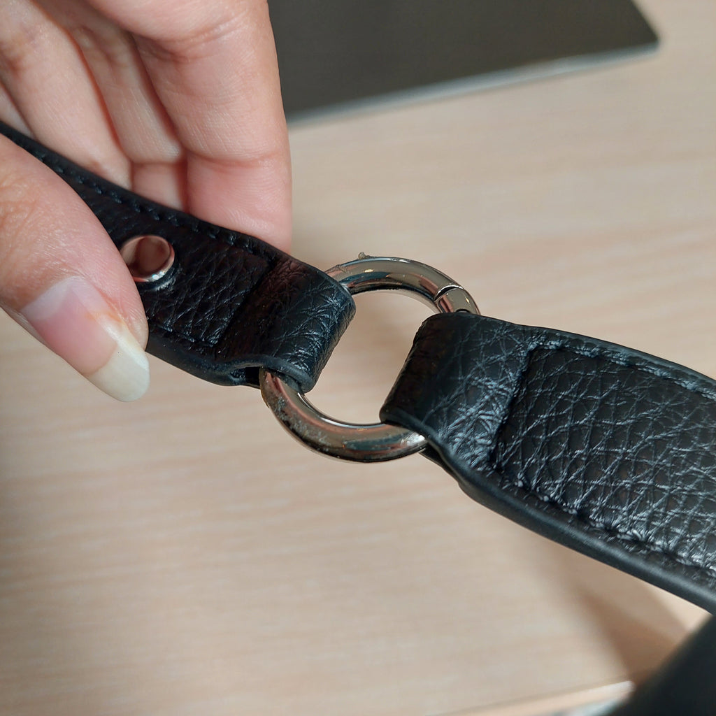 JW PEI Black Leatherette Smart Harlee Shoulder Bag | Brand New |