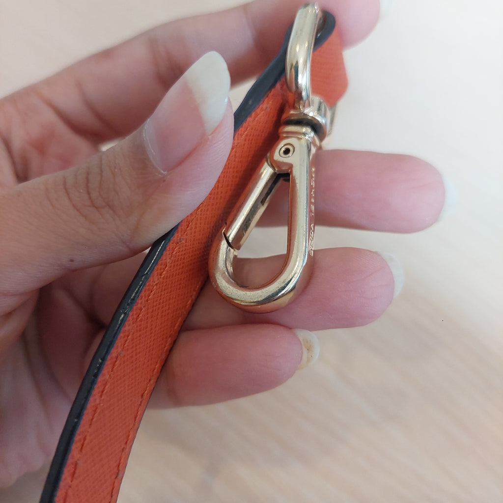 Michael Kors Orange Leather Medium Cynthia Tote | Pre Loved |