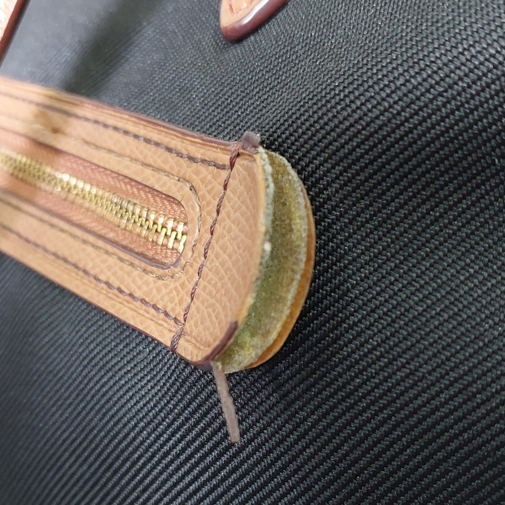 Coach Black Canvas With Tan Leather Trim Sawyer Shoulder Bag | Pre Loved |