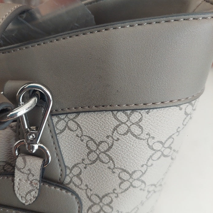 Nine West Grey Lior Cinder Logo Tote | Brand New |