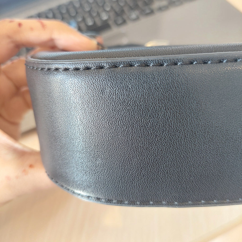 Steve Madden BWREN Black Leatherette Baguette Shoulder Bag | Pre Loved |