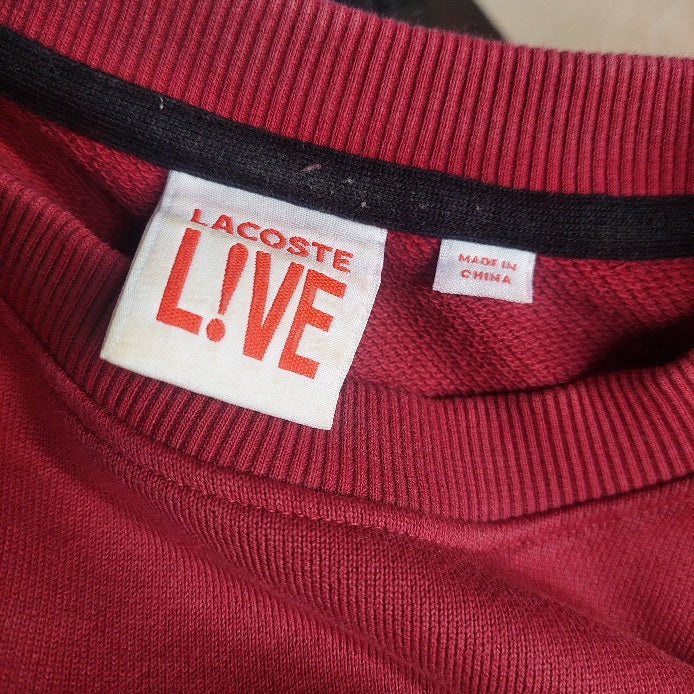 Lacoste Men's Pink Logo Sweatshirt | Gently Used |