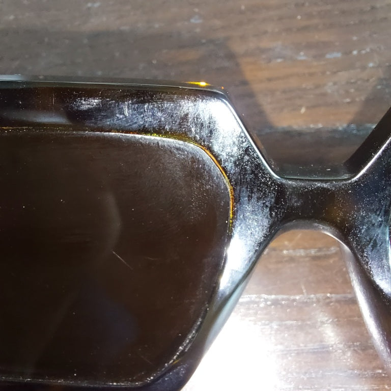 Prada Dark Brown Tortoise 2AU06B Rectangle Sunglasses | Pre Loved |