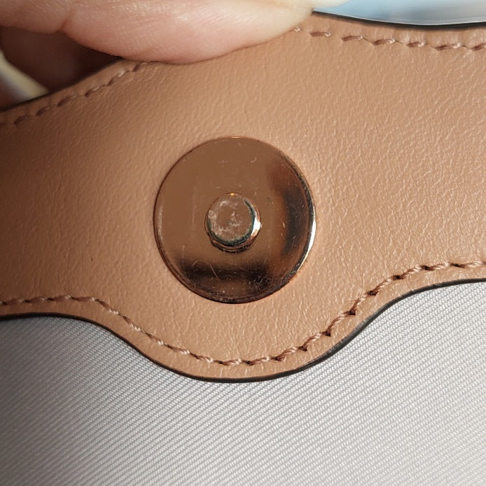 Rebecca Minkoff Tan Leather & Suede Embellished Convertible Backpack Purse | Pre Loved |