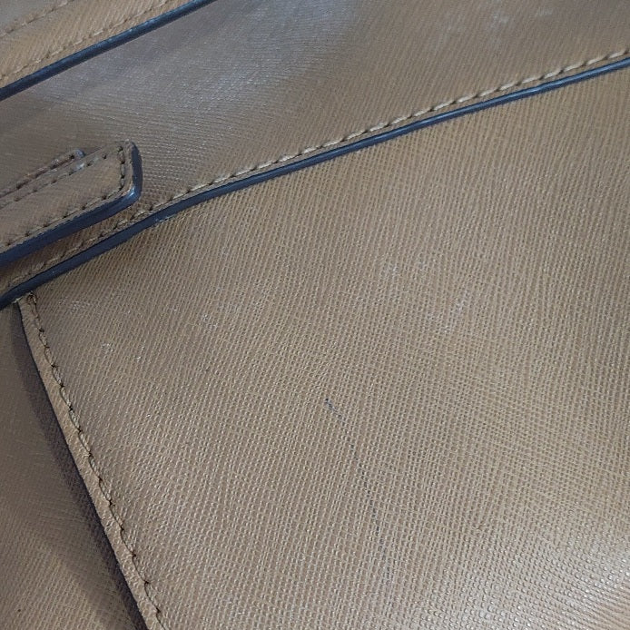 Michael Kors Tan Saffiano Leather Jet Set Tote Bag | Pre Loved |