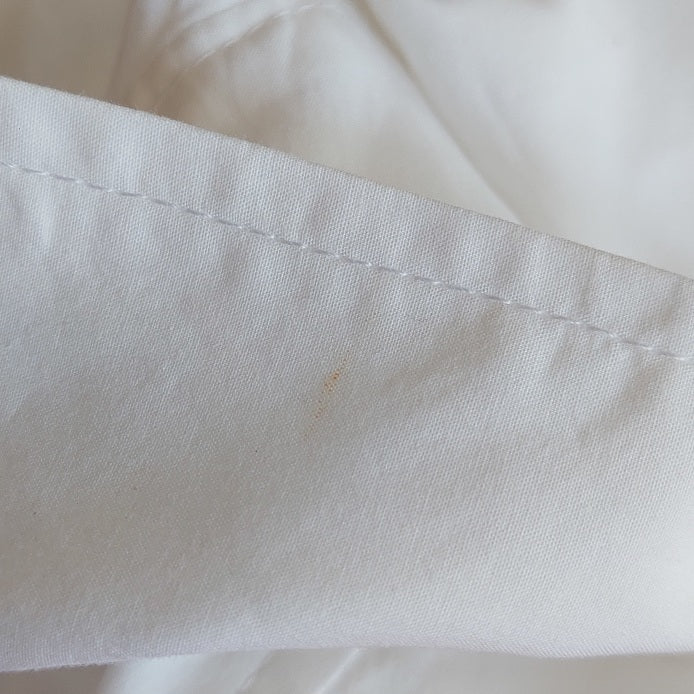 ZARA White Button Down Collared Crop Top | Gently Used |