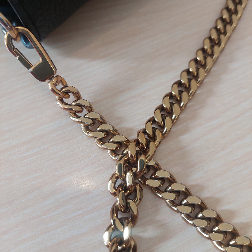 Tory Burch Black Kira Mixed Material Mini Bag | Pre Loved |