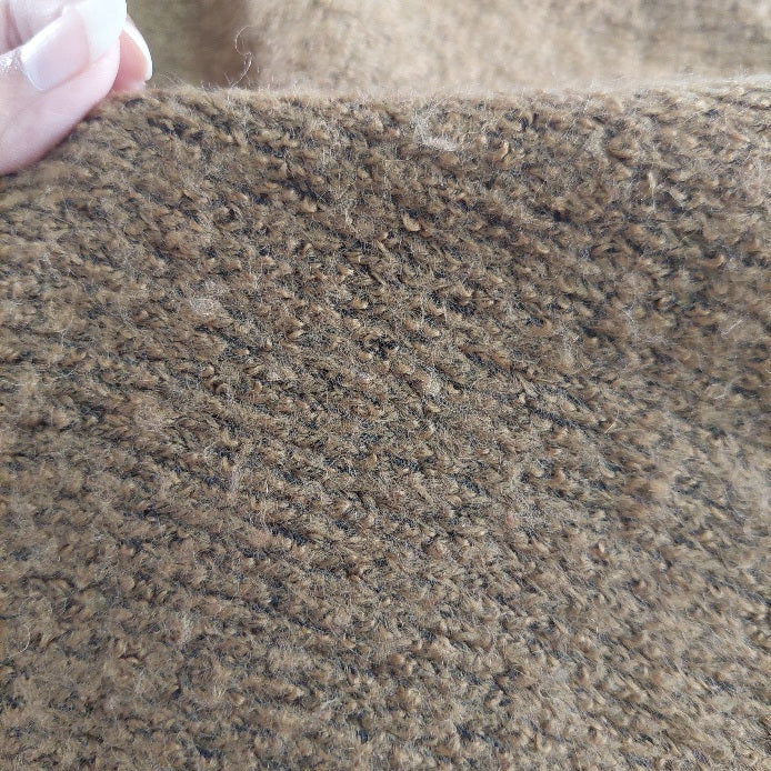 ZARA Brown Oversized Knit Sweater | Gently Used |