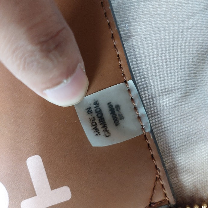 Tory Burch Light Umber Gemini Link Tote Bag | Pre Loved |