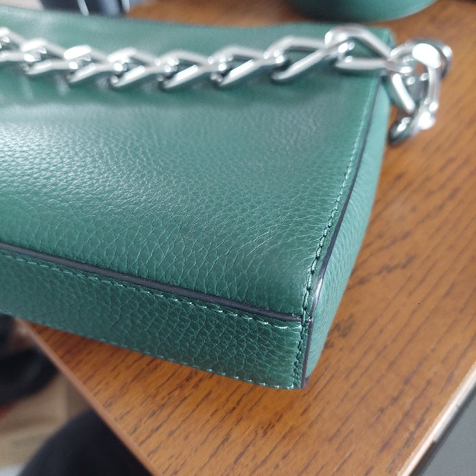 Coach Green Leather Holder Bag | Gently Used |