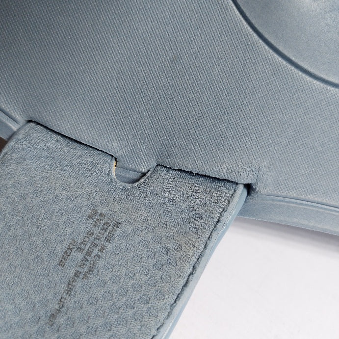 Michael Kors Light Blue Logo Platform Slides | Gently Used |