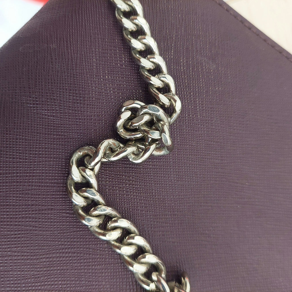 Kate Spade Purple Leather Shoulder Bag | Pre Loved |