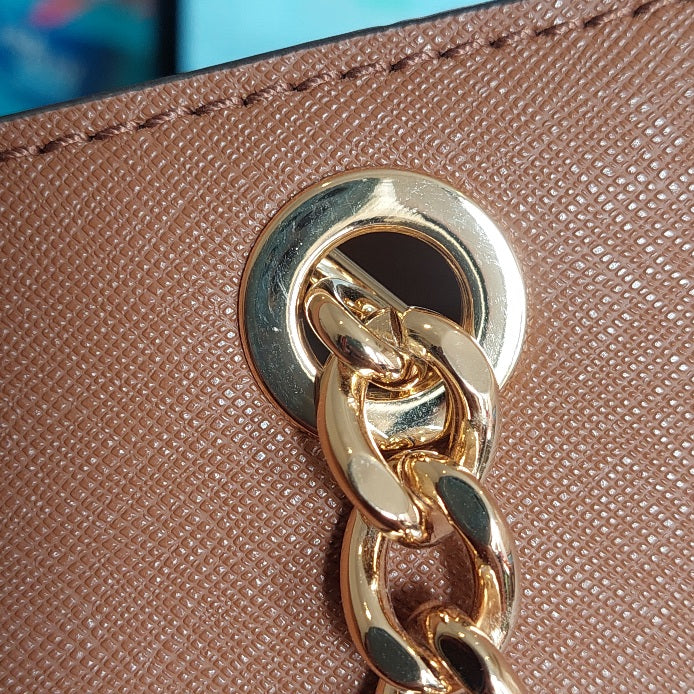 Michael Kors Brown Large Leather Shoulder Bag | Gently Used |