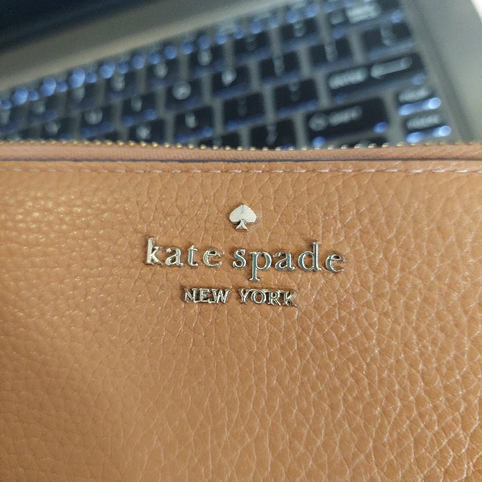 Kate Spade Brown Leather 'Leila' Large Continental Wallet | Pre Loved |