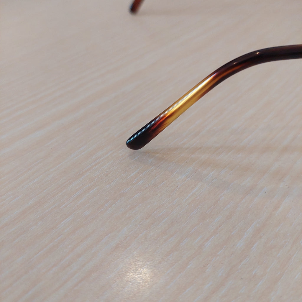 Ray-Ban Rose Gold & Brown RB3637 Round Metal Frame Sunglasses | Like New |