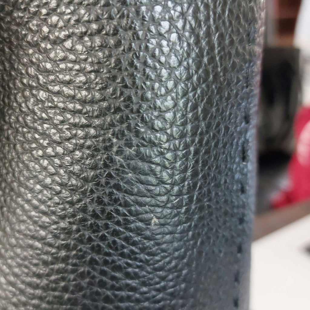 Tory Burch Black Pebbled Leather 'McGraw' Tote Bag | Pre Loved |