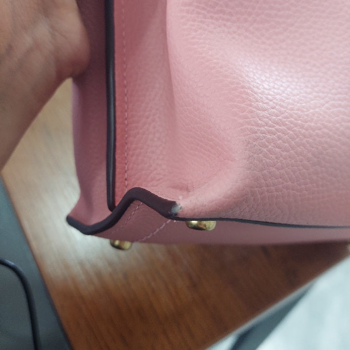 Coach Pink Willow Colorblock Tote 24 Bag | Pre Loved |