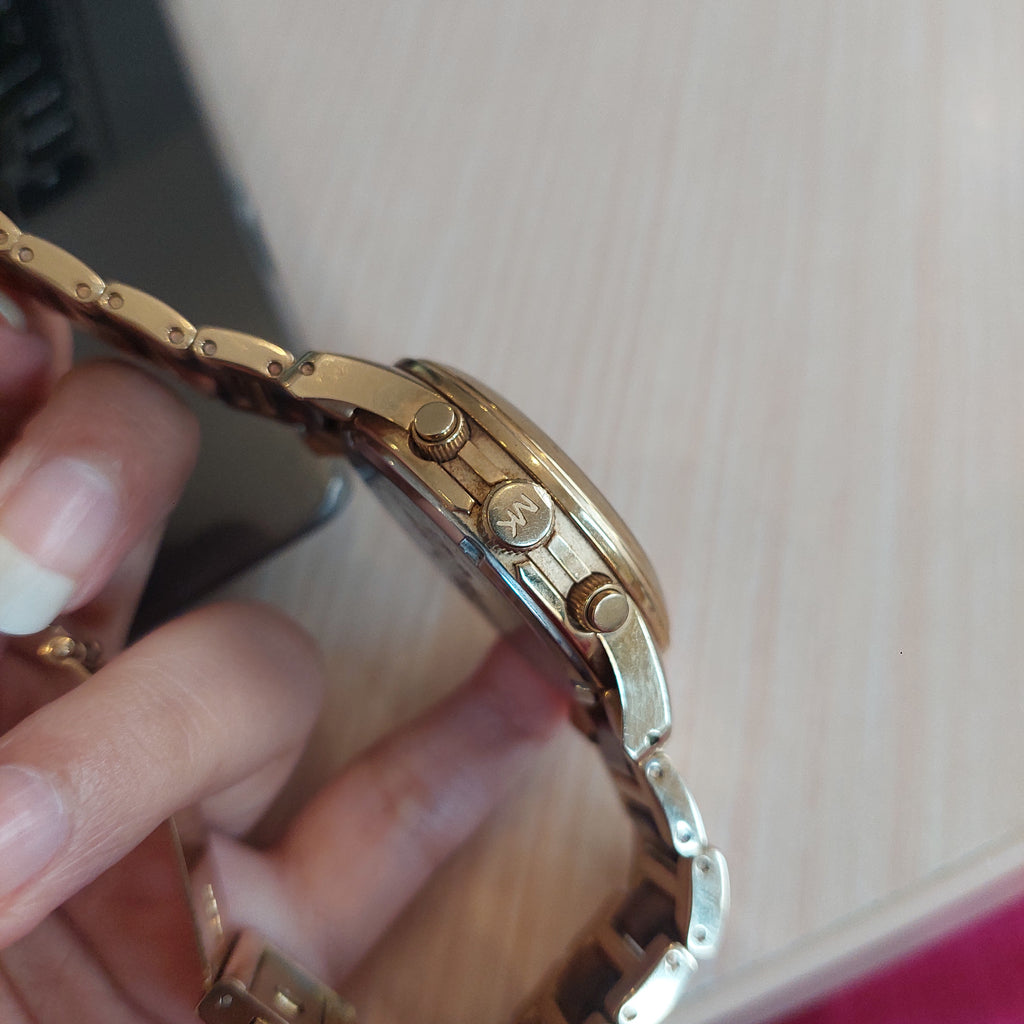 Michael Kors MK5659 Chronograph Gold Gradient Watch | Pre Loved |