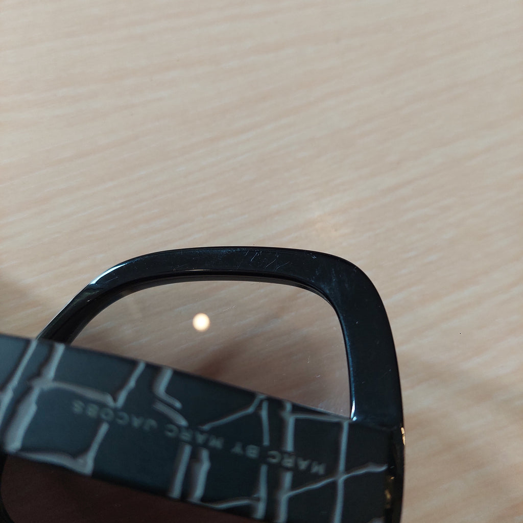 Marc By Marc Jacobs MMJ 332/S Black & Grey Square Sunglasses | Like New |