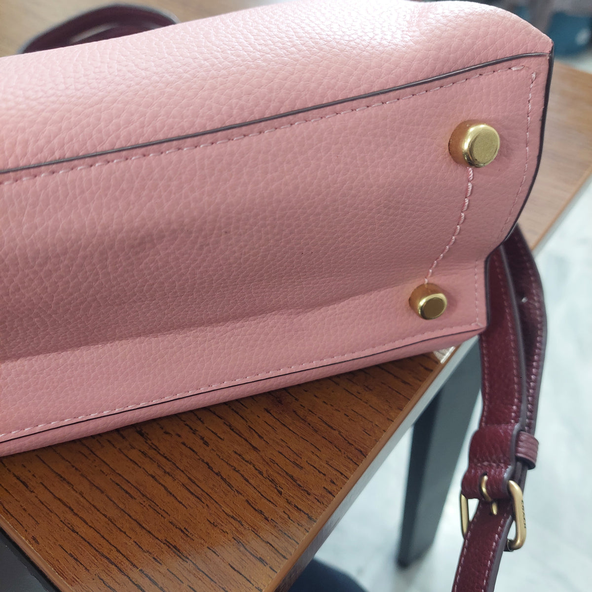 Coach Pink Willow Colorblock Tote 24 Bag | Pre Loved |