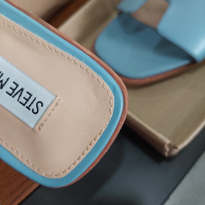 Steve Madden Blue Hadyn Sandals | Gently Used |