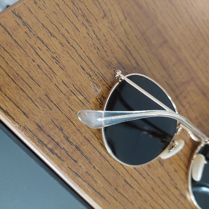 Ray Ban Green RB3447 Round Metal Sunglasses | Gently Used |