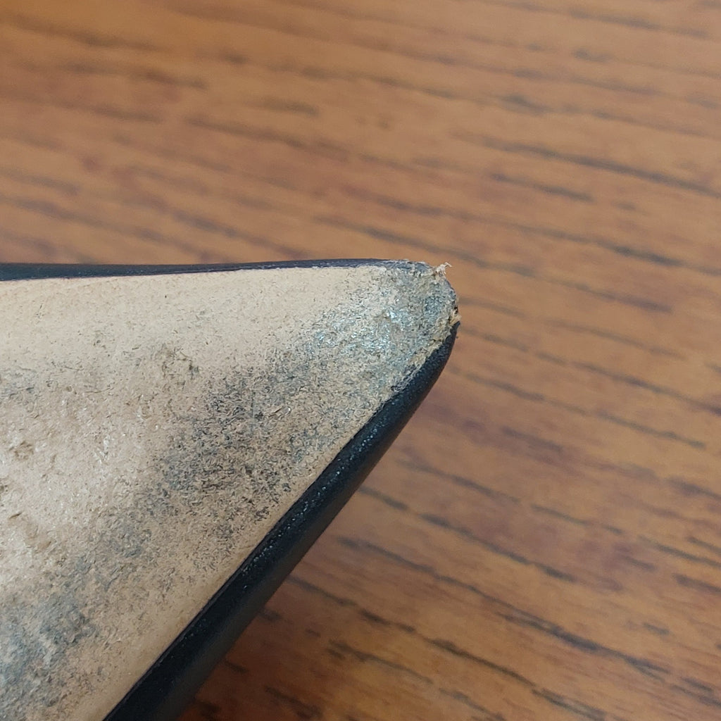 Valentino Black Leather Rockstud Pointed Toe Pumps | Pre Loved |