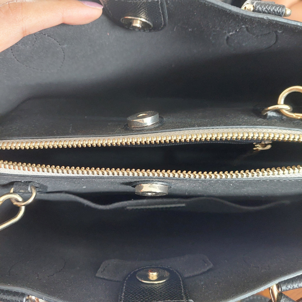 Furla Grey Two tone Convertible Handbag | Pre Loved |