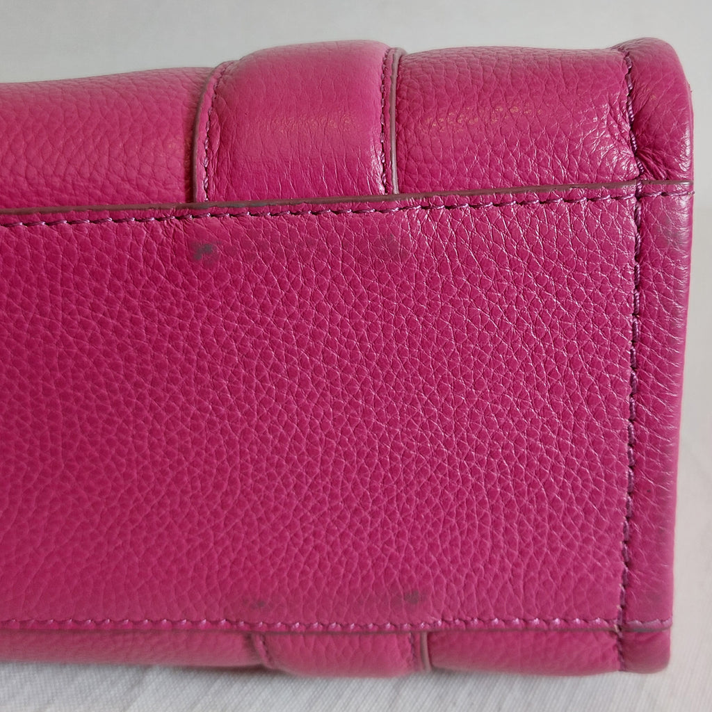 Marc Jacobs Hot Pink The Leather Small Tote Bag | Pre Loved |