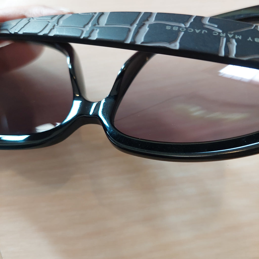 Marc By Marc Jacobs MMJ 332/S Black & Grey Square Sunglasses | Like New |