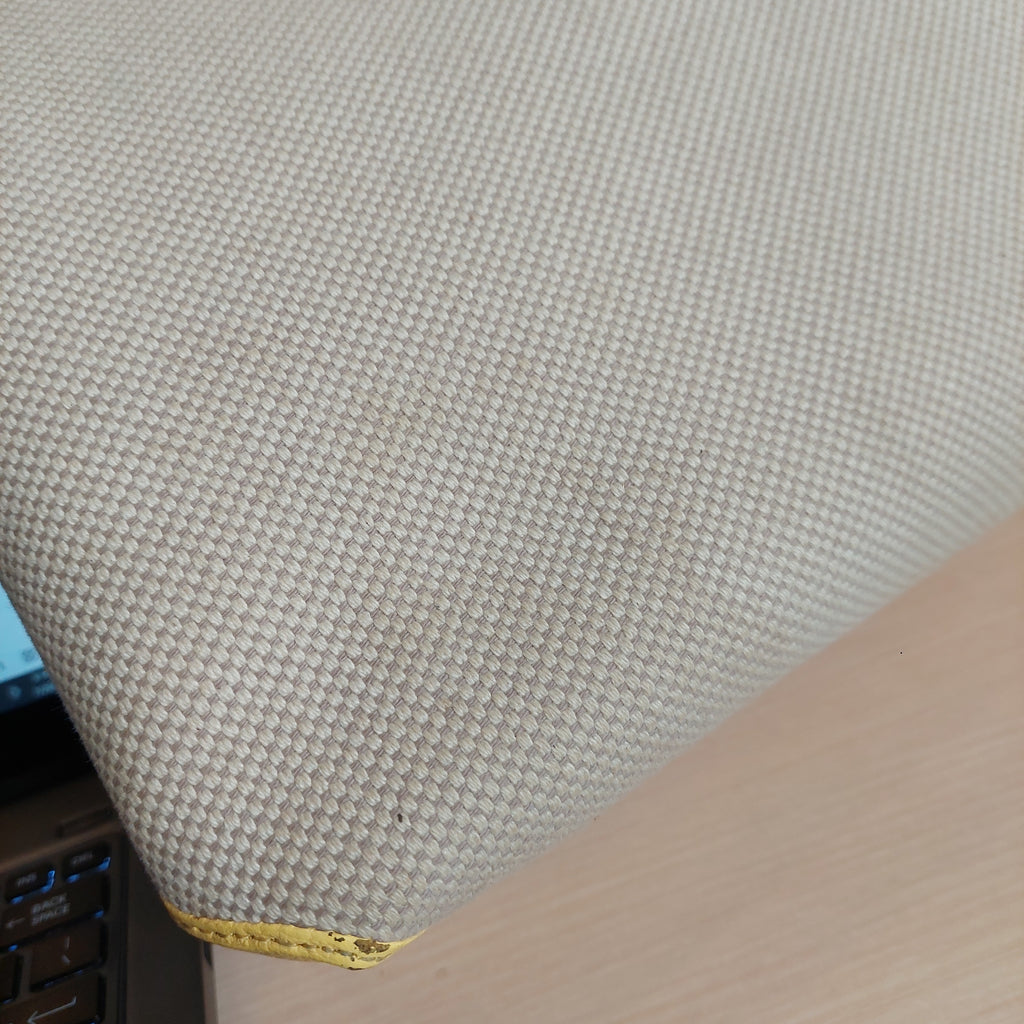 Kate Spade Cream Canvas & Yellow Leather 'All Day' Large Tote Bag | Pre Loved |