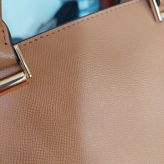 Michael Kors Tan Leather 'Sylvia' Satchel | Gently Used |