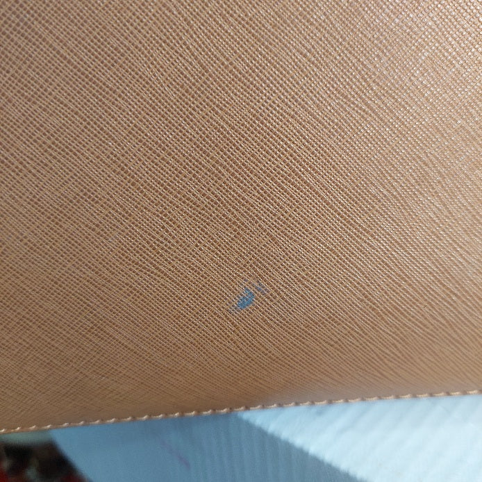 Michael Kors Brown Greenwich Sienna Large Saffiano Leather Bag | Pre Loved |