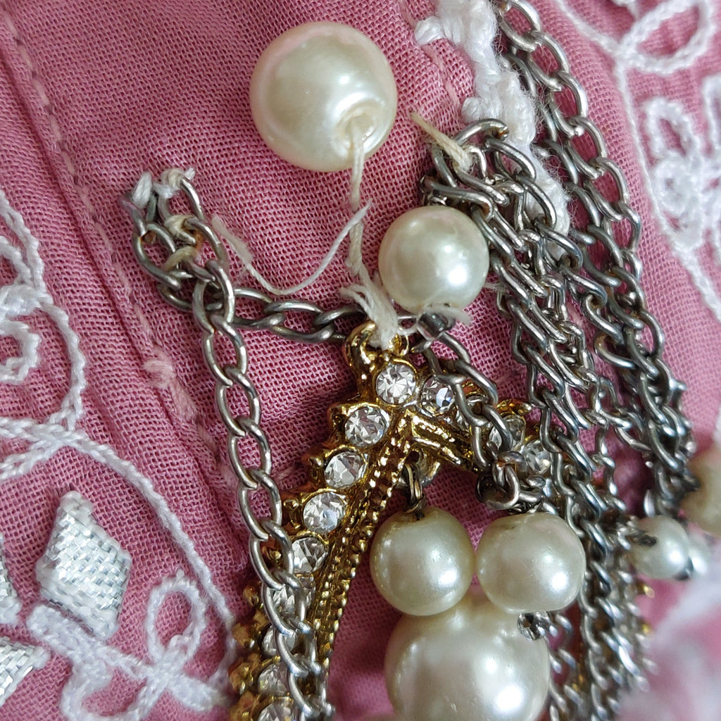 Zuri Pink Embroidered Kurta | Pre Loved |