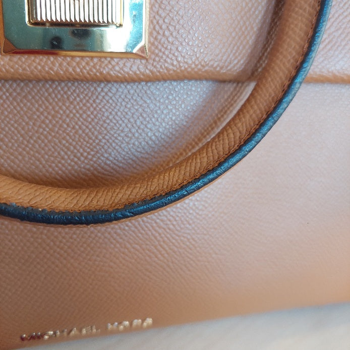 Michael Kors Tan Leather 'Sylvia' Satchel | Gently Used |