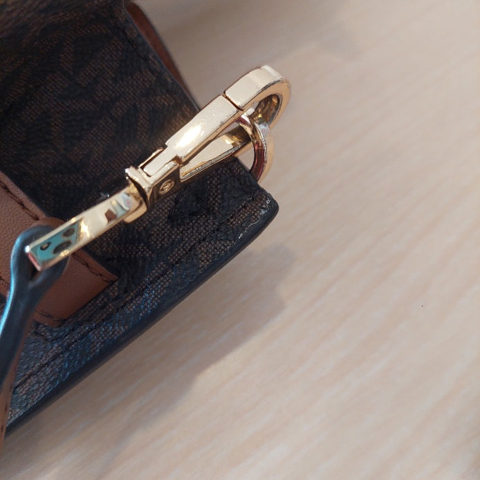 Michael Kors Emilia Large Triple Compartment Signature Brown Mk Satchel Bag | Pre Loved |