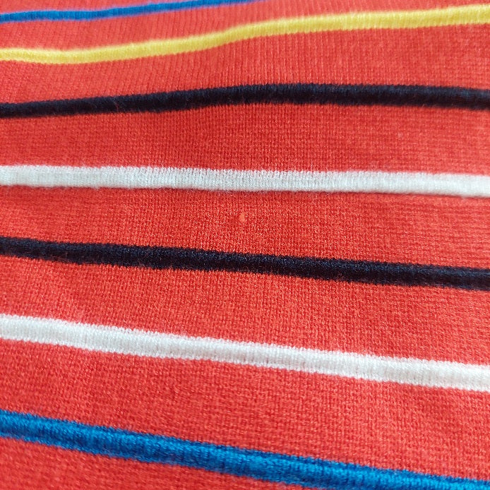 Banana Republic Red Multicolor Striped Sleeveless Knee Length Dress | Like New |
