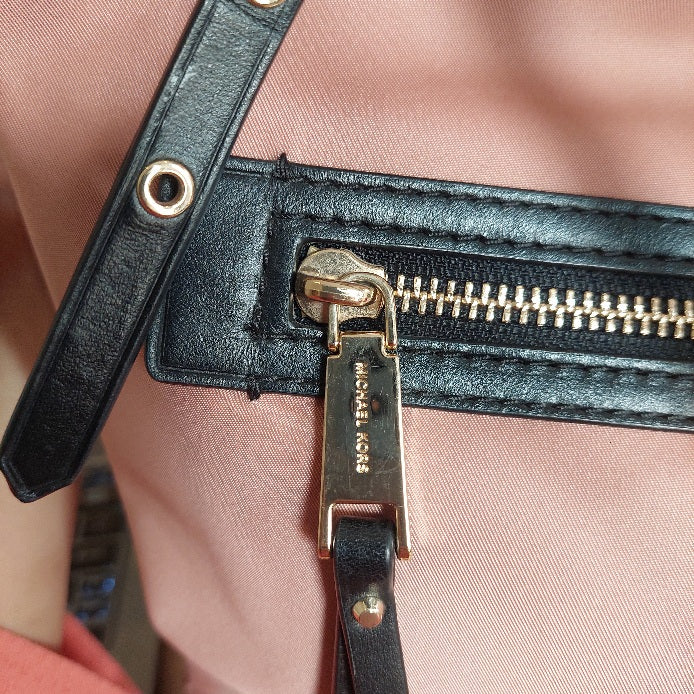 Michael Kors Pink Nylon 'Leila' Large Tote Bag | Pre Loved |