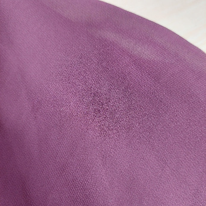 H&M Purple Pleated Button Down Sheer Top | Pre Loved |